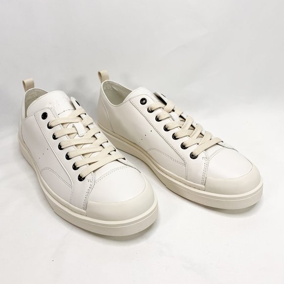 COACH C114 Lo Top Sneaker White 12 D Mens Leather - Picture 4 of 8